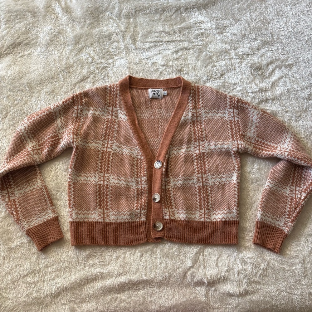 Princess Polly Checkered Cardigan